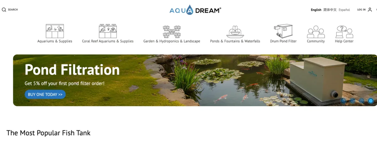 Landscaping aquatic site - Aqua Dream