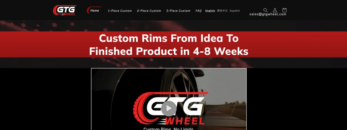Custom wheel automotive site - CTG Wheel