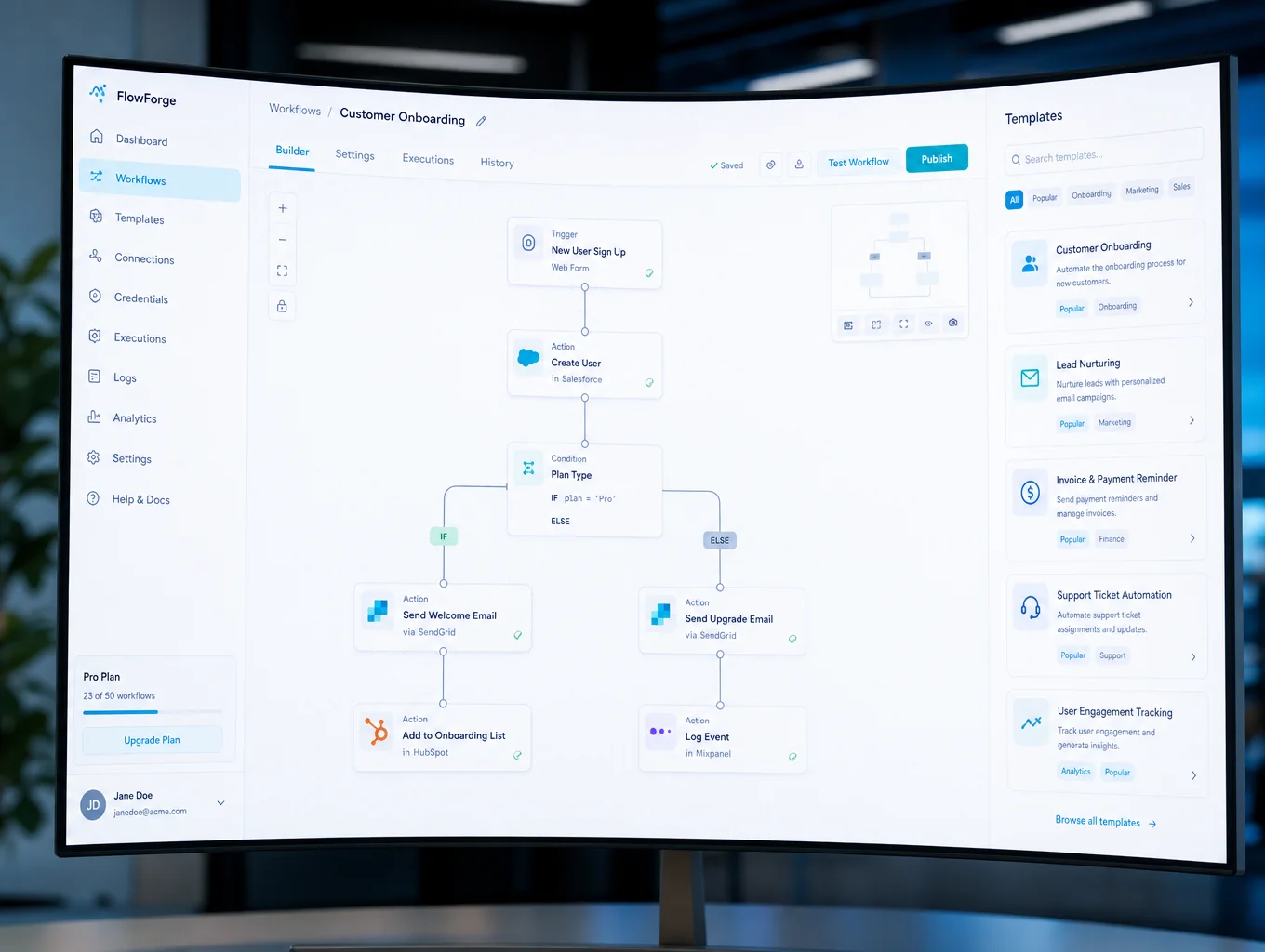 Automation Experts building efficient backend workflows