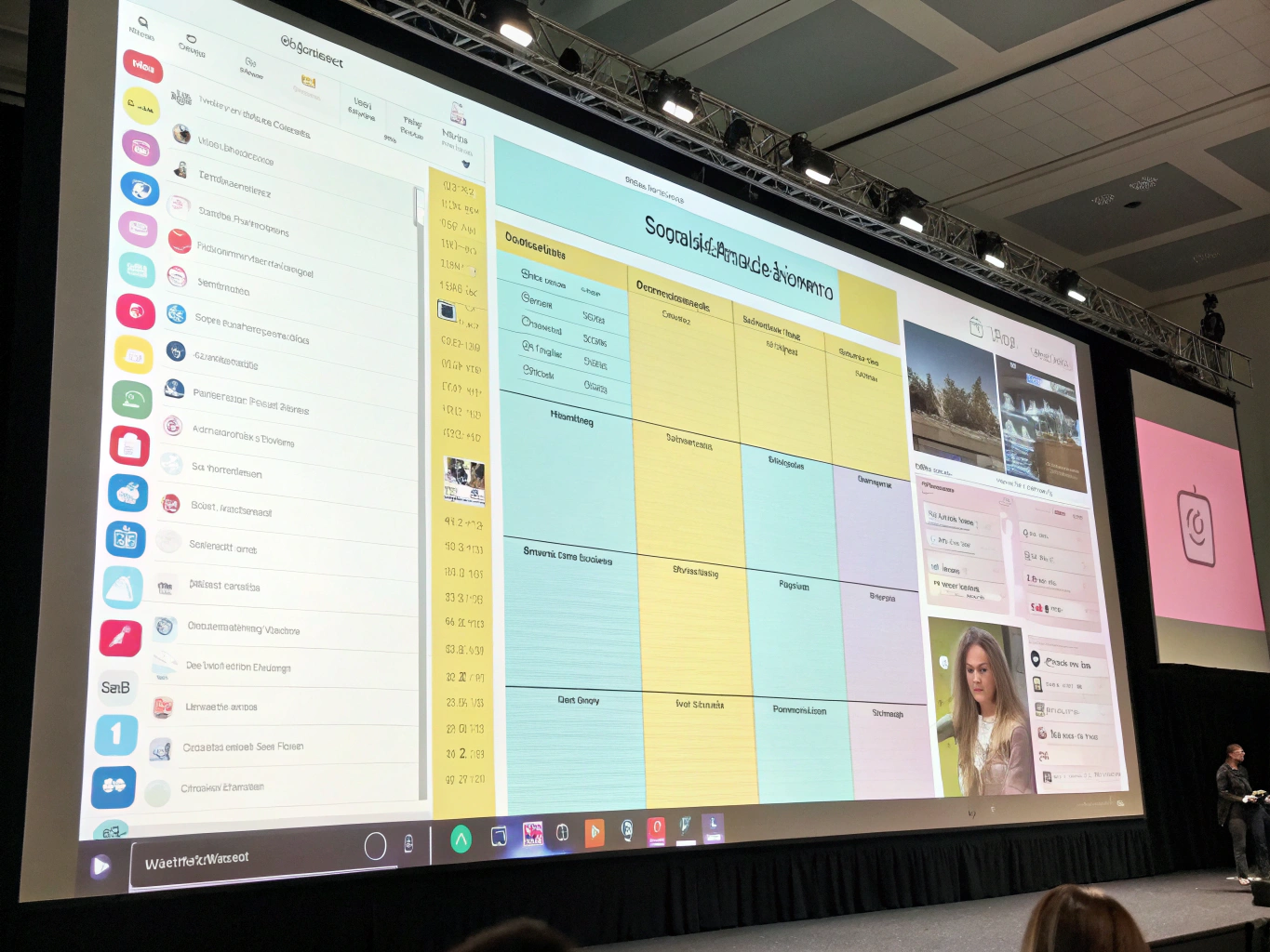 Spreadsheet interface for bulk uploading and scheduling posts